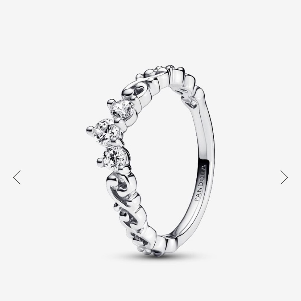 Pandora Regal Swirl Tiara Ring